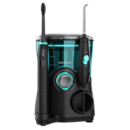 Brosse à dents électrique + Hydropulseur dentaire Cecotec ToothCare Jet Clean Bleu Noir