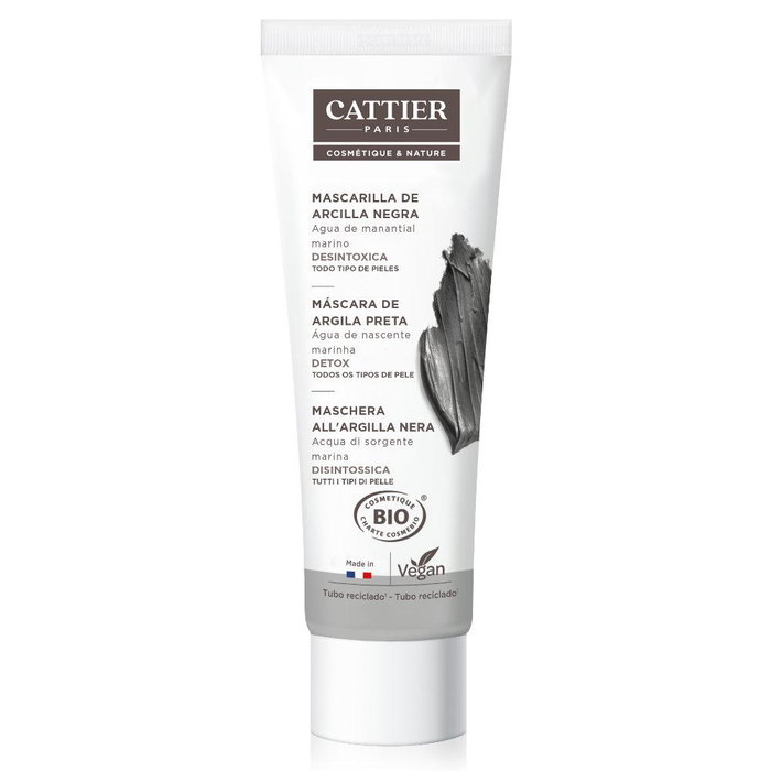 Cattier Masque à l'Argile Noire purifiant et équilibrant 100ml Cattier Masque à l'Argile Noire purifiant et équilibrant 100ml