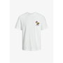 T shirt à manches courtes Enfant Jack & Jones tampa Back Beige