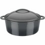 GSW Marmite en fonte massive 24 cm Gris Shadow, 3,8 L