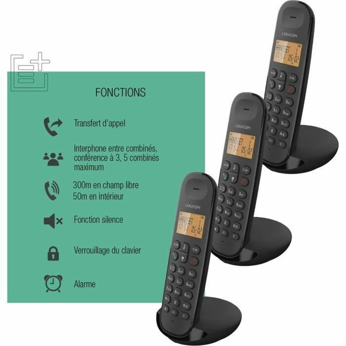 Logicom ILOA 350 TRIO Noir