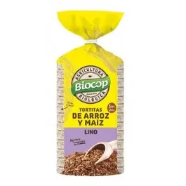 BIOCOP Galettes de riz, maïs et lin BIO 200g