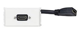 Vivolink Panneau de Prise HDMI, Blanc
