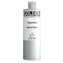 Golden Fluid Acrylic Blanc De Titan 473 ml