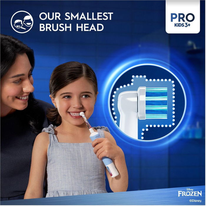 Brosse à dents électrique Oral-B Frozen Noir Multicouleur (2 Pièces) (2 Unités)