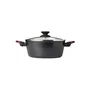 Pyrex Faitout Optima 24 cm, Noir, Compatible Induction