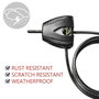 Master Lock 8417EURDPRO Câble antivol Python ajustable (30 cm à 1,8 m)