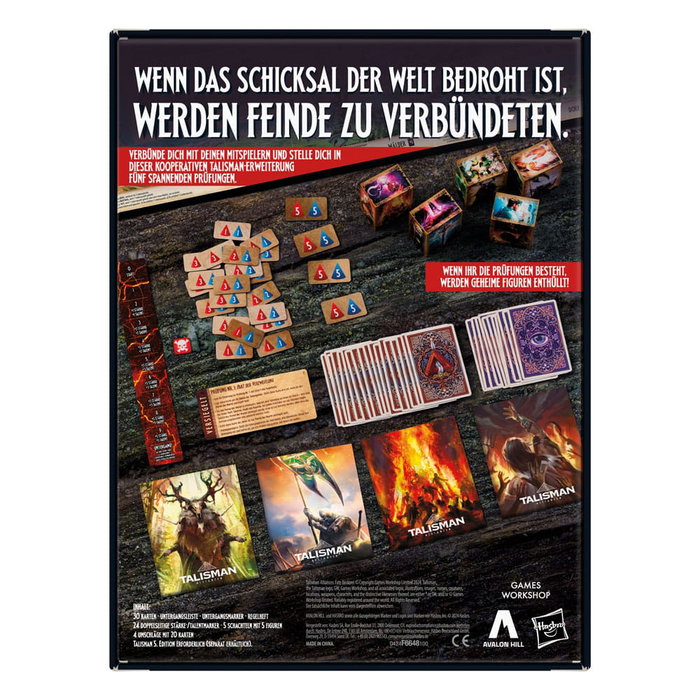 Hasbro Talisman Alliances : L'appel du destin Extension Jeu de Plateau (Allemand) Hasbro Talisman Alliances : L'appel du destin Extension Jeu de Plateau (Allemand)