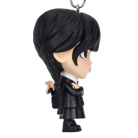 Sd Toys Llavero Figurativo Wednesday Addams et Thing en PVC Personnages Série Mercredi