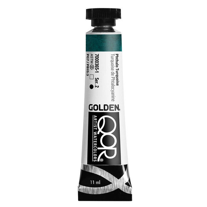 Qor Aquarelle Phthalo Turquois 11 ml Qor Aquarelle Phthalo Turquois 11 ml