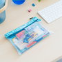 ERIK Set de Papeterie Stitch Disney - 3 Carnets A6, 4 Surligneurs, 2 Clips Topper, Notes Adhésives et Porte-tout PU/PVC