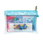 ERIK Set de Papeterie Stitch Disney - 3 Carnets A6, 4 Surligneurs, 2 Clips Topper, Notes Adhésives et Porte-tout PU/PVC