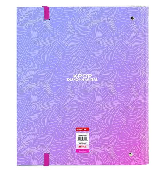 Safta Carp 4 Ani 35mm c/recambio K-Pop Demon Hunters - Stationery 27x32x3,5cm