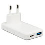 Be Mix Adaptateur de courant ultraplat USB-C et USB 36 W