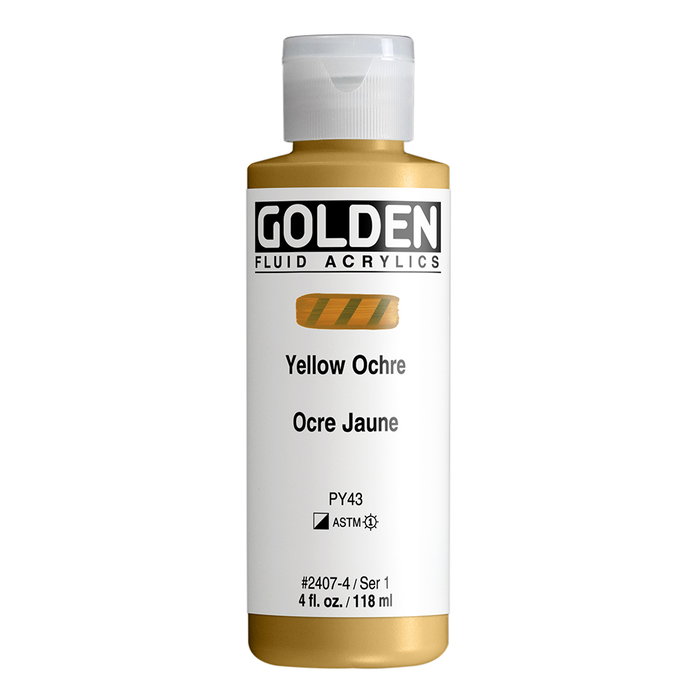 Golden Fluid Colores Acrílicos Ocre Amarillo 118 ml Golden Fluid Colores Acrílicos Ocre Amarillo 118 ml