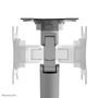 Neomounts DS70-250SL1 Support de bureau à mouvement complet pour écrans 17" à 35" (9 kg, VESA 100x100, réglage gaz, argent)