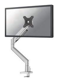 Neomounts DS70-250SL1 Support de bureau à mouvement complet pour écrans 17" à 35" (9 kg, VESA 100x100, réglage gaz, argent)