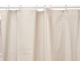 BERILO Rideau de douche transparent Beige 180x180cm