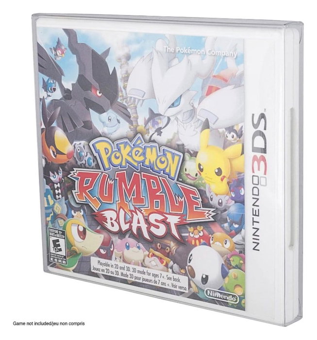 Evoretro Pack de 25 boîtes de protection en PET pour jeux 3DS (NTSC) Evoretro Pack de 25 boîtes de protection en PET pour jeux 3DS (NTSC)