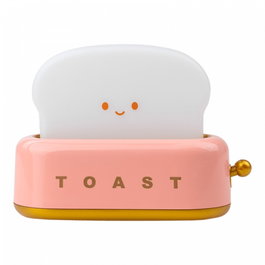 Mary´S Lámpara nocturna led recargable modelo tostadora rosa
