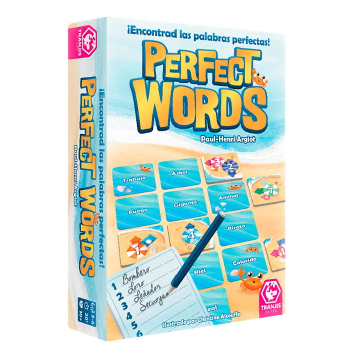 Tranjis Games Sl Perfect Words Jeu de Société Coopératif Association de Mots 2-6 Joueurs à Partir de 10 Ans Tranjis Games Sl Perfect Words Jeu de Société Coopératif Association de Mots 2-6 Joueurs à Partir de 10 Ans