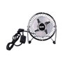 Edm Mini ventilateur industriel de table chromé 15W