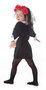 Creaciones Llopis Disfraz infantil Catrina T-1 - Déguisement enfant avec robe, nœud et couronne (couleurs assorties) - Taille 4-6 ans