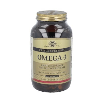 Solgar Omega 3 Triple Concentration 100 Capsules Molles