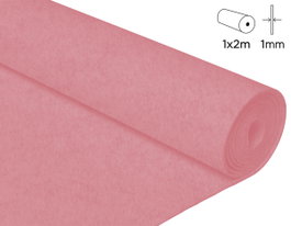 Innspiro Rouleau de feutre acrylique rose clair 100x200cm 1mm