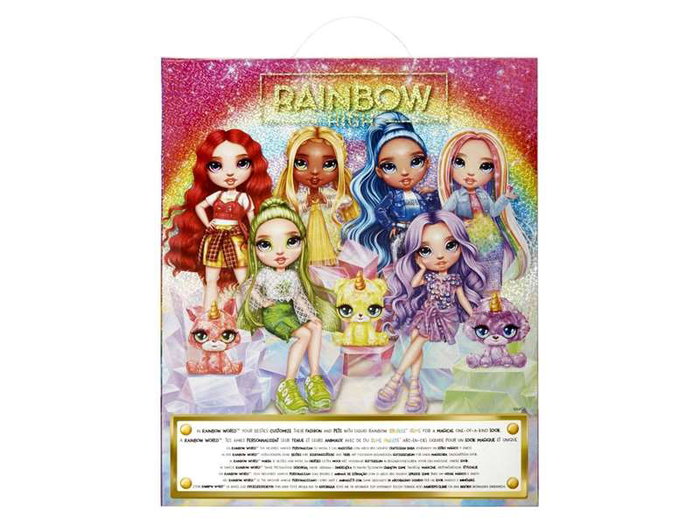Rainbow High Poupée Violet Willow avec Kit de Slime et Licorne