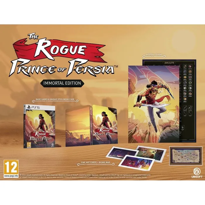 Just For Games The Rogue Prince of Persia - Immortal Edition - Jeu d'action-aventure pour PS5 (PlayStation 5) avec contenu exclusif