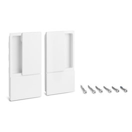 CERRAD/PICAP. MAGNETICOS Poignée Wave pour porte coulissante aveugle Chrome Satiné