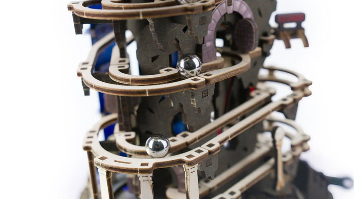 Ugears Harry Potter Maquette en bois Piste à billes Banque Gringotts