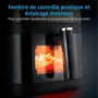 Medion Friteuse sans huile à air chaud MD 11780, 5 L, 1500 W, 230 °C max, 10 programmes, Noir