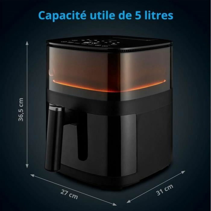 Medion Friteuse à air chaud MD 11780, 5 L, Noir Medion Friteuse à air chaud MD 11780, 5 L, Noir