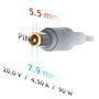AKYGA Alimentation 90W 20V 4,5A avec connecteur 8,0/5,5 CENTERPIN, AK-ND-18