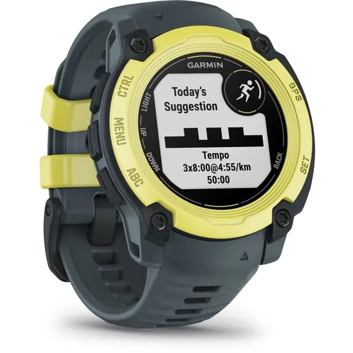 Garmin Montre connectée instinct E 40mm 010-02932-01 Noir et Jaune Taille S