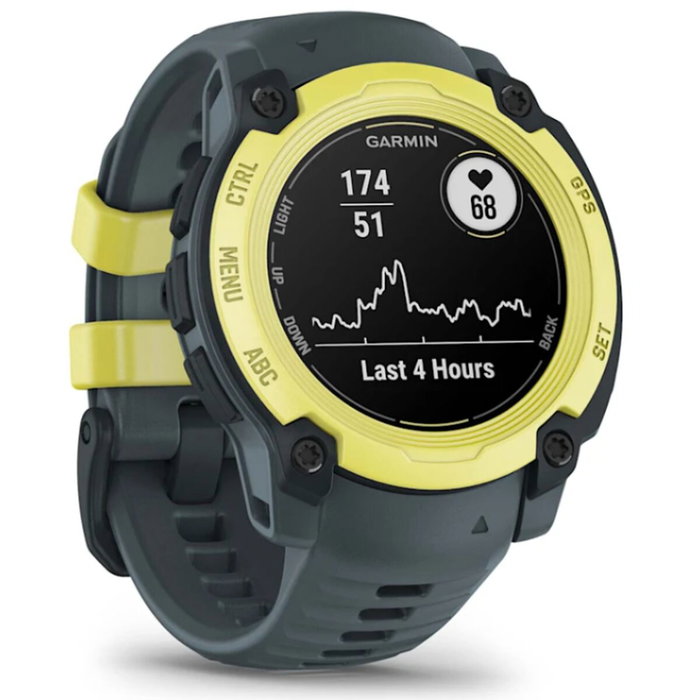 Garmin Instinct E 40mm Citron vert et bleu nuit Garmin Instinct E 40mm Citron vert et bleu nuit