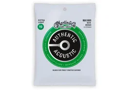 MARTIN Jeu de cordes acoustique Authentic Silked 12 cordes Bronze 80/20 Extra Light 10-47