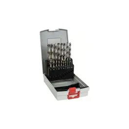 Bosch 2608587013 - Coffret de 19 forets à métaux HSS-G Robust Line, pointe 135°, diamètres 1 à 10 mm