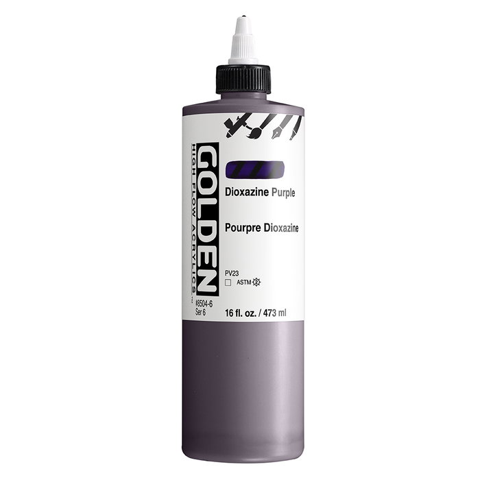 Golden High Flow Couleurs Acryliques Violet Dioxazine 473 ml Golden High Flow Couleurs Acryliques Violet Dioxazine 473 ml