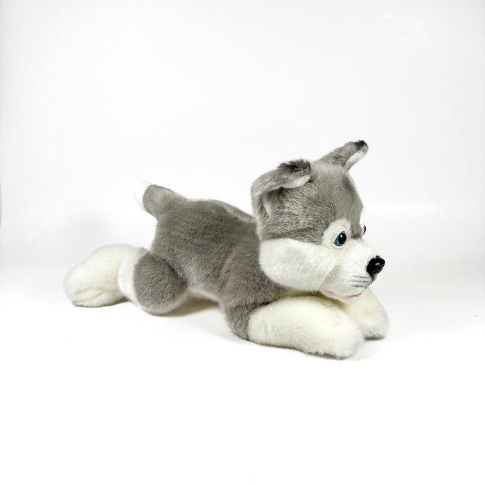 DEQUBE Peluche Husky Tumbado 25cm Bocalan Licencia Oficial DEQUBE Peluche Husky Tumbado 25cm Bocalan Licencia Oficial