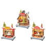 Lumineo Scène de Noël lumineuse avec mouvement, led chaude, modèles variés, 14,30 x 10,00 x 17,50 cm