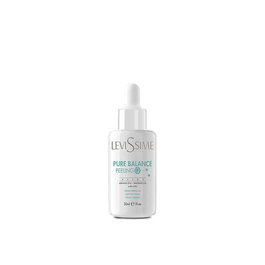 Levissime Pure Balance Peeling Q 30 mL - Peeling chimique pour peaux grasses et acnéiques avec acide azélaïque, acide salicylique et acide hyaluronique
