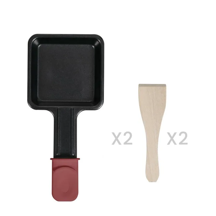 Livoo DOC369RC Appareil à raclette pour 2 personnes avec grill