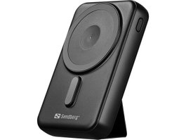 Sandberg Powerbank sans fil magnétique 10000 mAh compatible MagSafe avec écran LCD et chargement rapide USB-C 22,5W