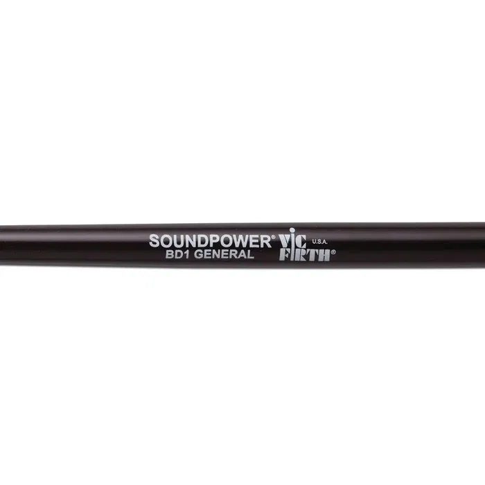 Vic Firth Soundpower BD1 Mazas de bombo avec manche en érable et tête en feutre blanc