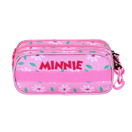 KARACTERMANIA Portatodo Minnie Disney Triple Compartiment 11x23x10cm avec Forre et Sangle pour Trolley