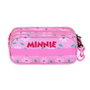 KARACTERMANIA Portatodo Minnie Disney Triple Compartiment 11x23x10cm avec Forre et Sangle pour Trolley