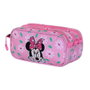 KARACTERMANIA Portatodo Minnie Disney Triple Compartiment 11x23x10cm avec Forre et Sangle pour Trolley